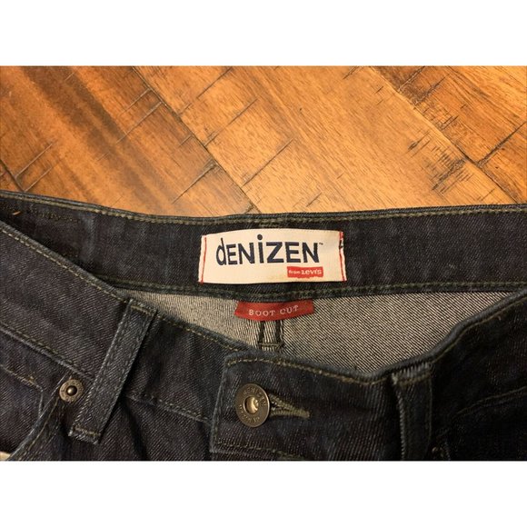 Denizen by levis sz 10/30 dark wash bootcut denim jeans stretch - Picture 2 of 7